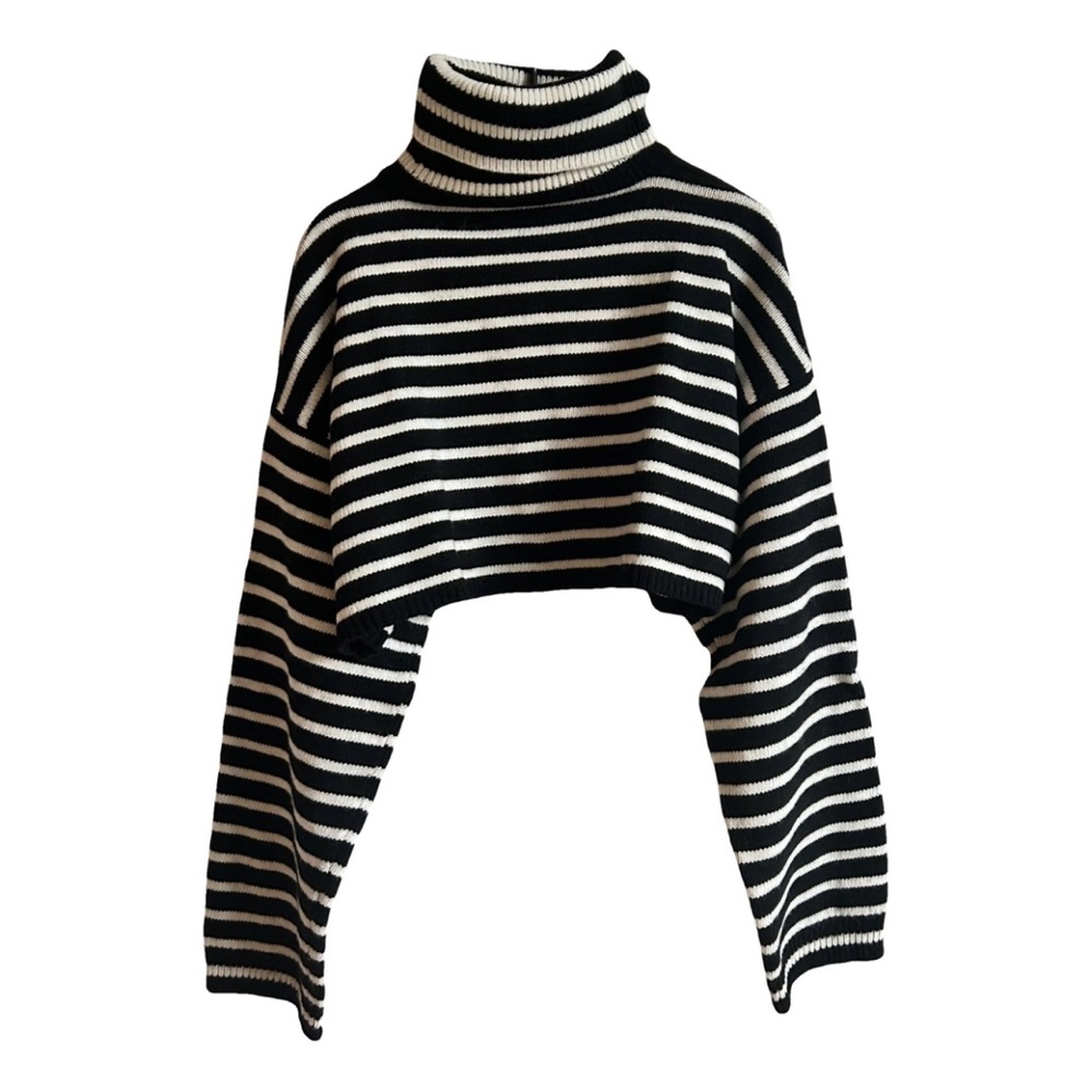 Frankie Shop Striped Black and White Women's Sweater